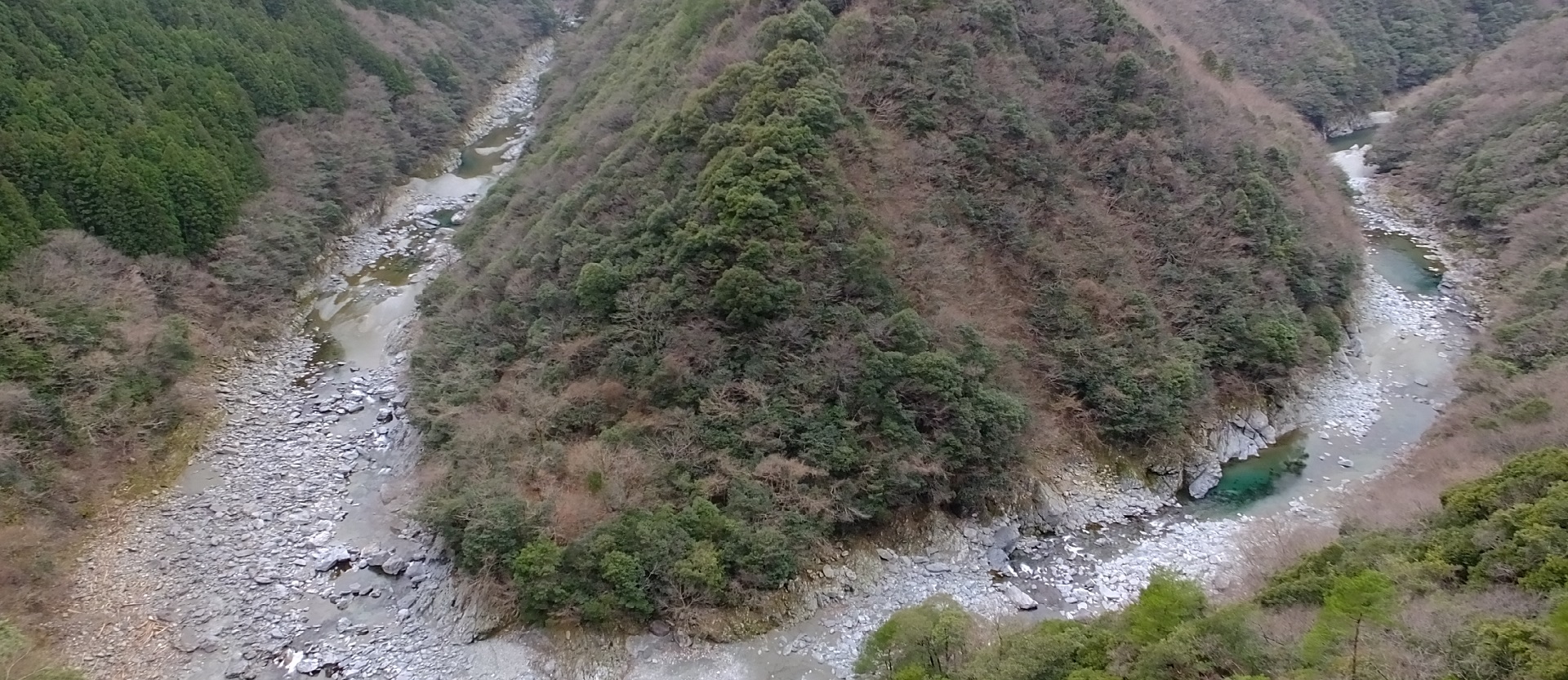 Hi-No-Ji bending of Iya Valley