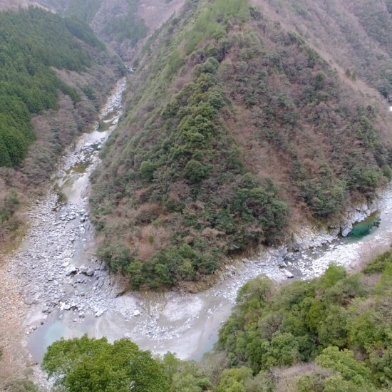 Hi-No-Ji bending of Iya Valley