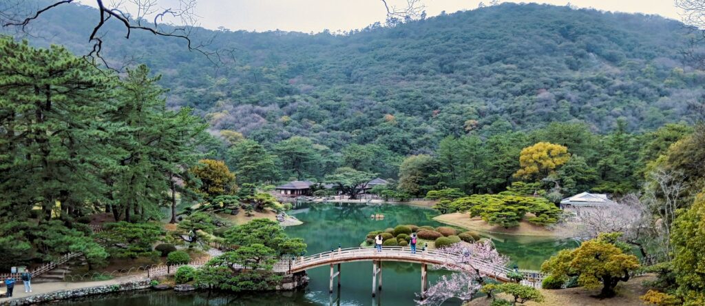 Ritsurin Garden, one of Japan's three most beautiful gardens.