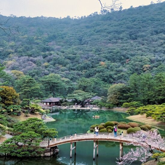 Ritsurin Garden, one of Japan's three most beautiful gardens.