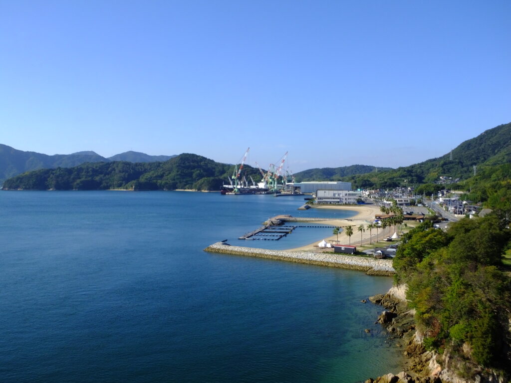 Roadside station Hakata S-C park in the Shimanami Kaido Cycling route