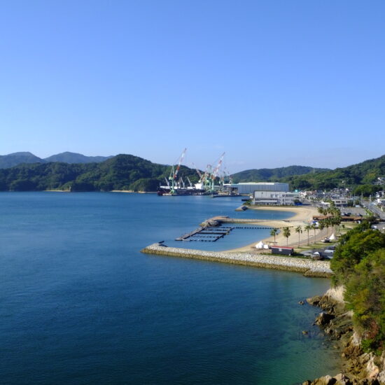 Roadside station Hakata S-C park in the Shimanami Kaido Cycling route